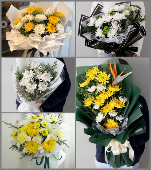 湖南岳阳华容县北景港镇白事花束代送